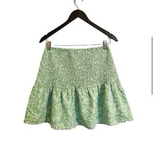 Sabo Skirt Women's Green Floral Skirt